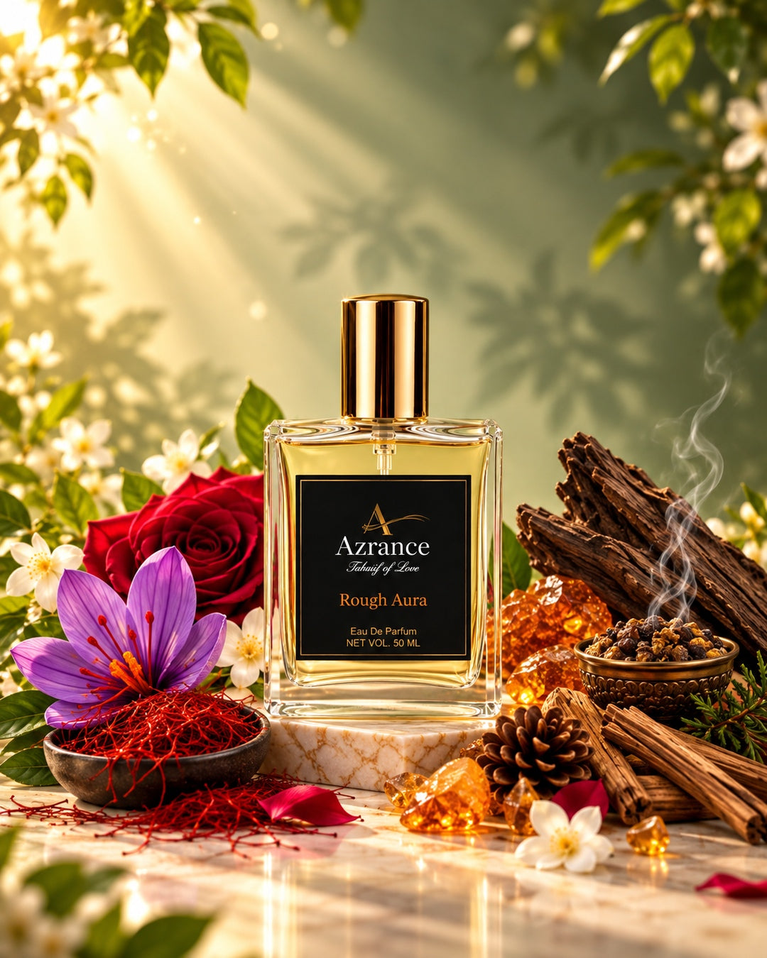 RADIANT AMBER FLORAL LUXURY PERFUME | INSPIRED BY BACCARAT ROUGE 540 | LONG-LASTING PREMIUM FRAGRANCE